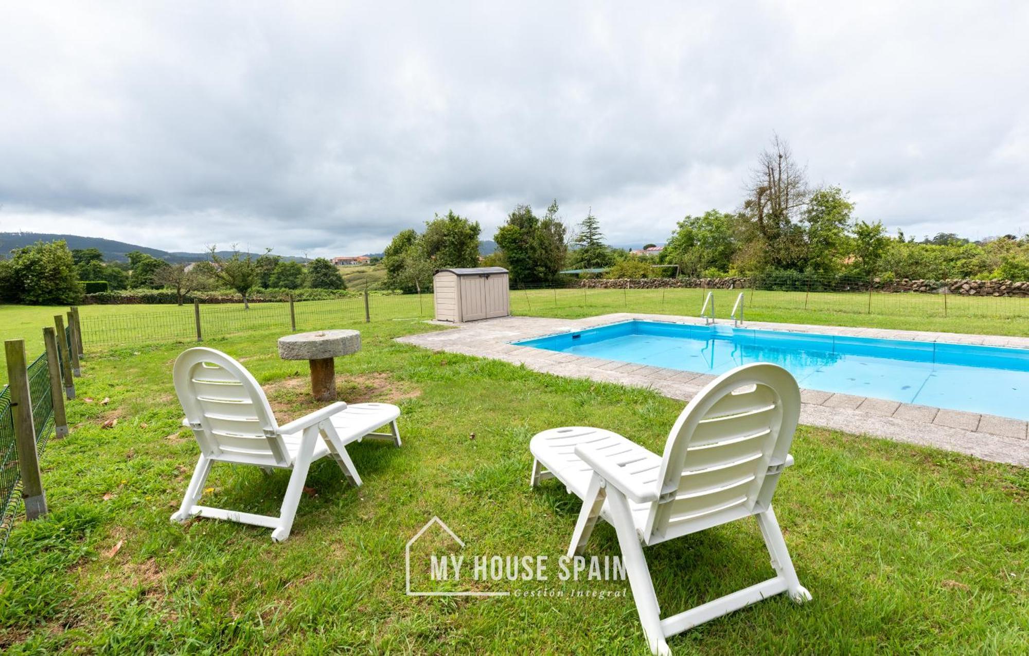 Myhousespain - Argueero, Con Piscina Ferienhaus Argüero