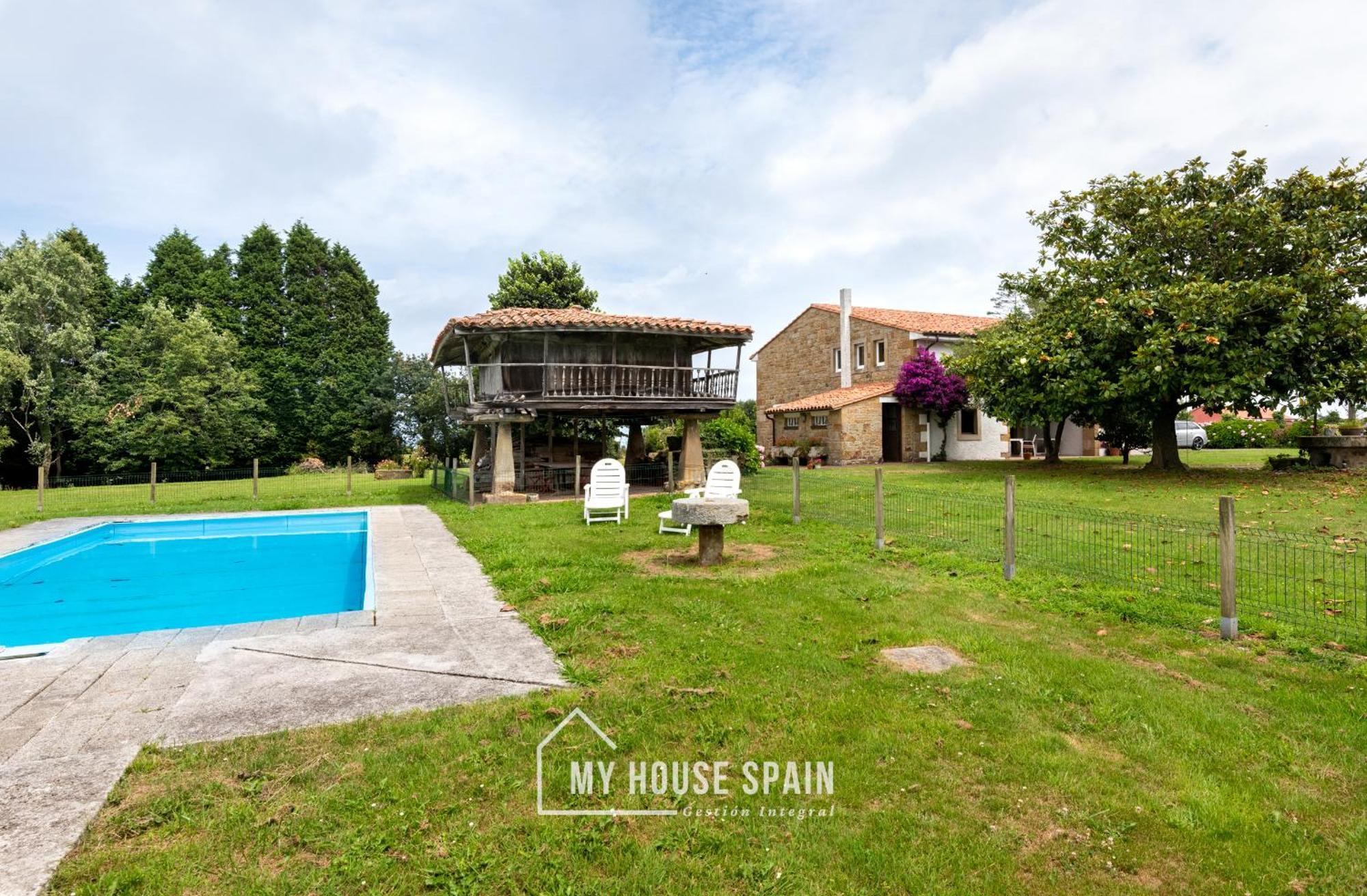 Myhousespain - Argueero, Con Piscina Ferienhaus Argüero
